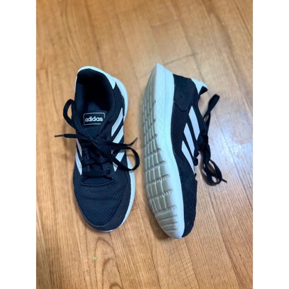 adidas Archivo K Black White Youth Size 5 Kids Running Sneakers EF0532
